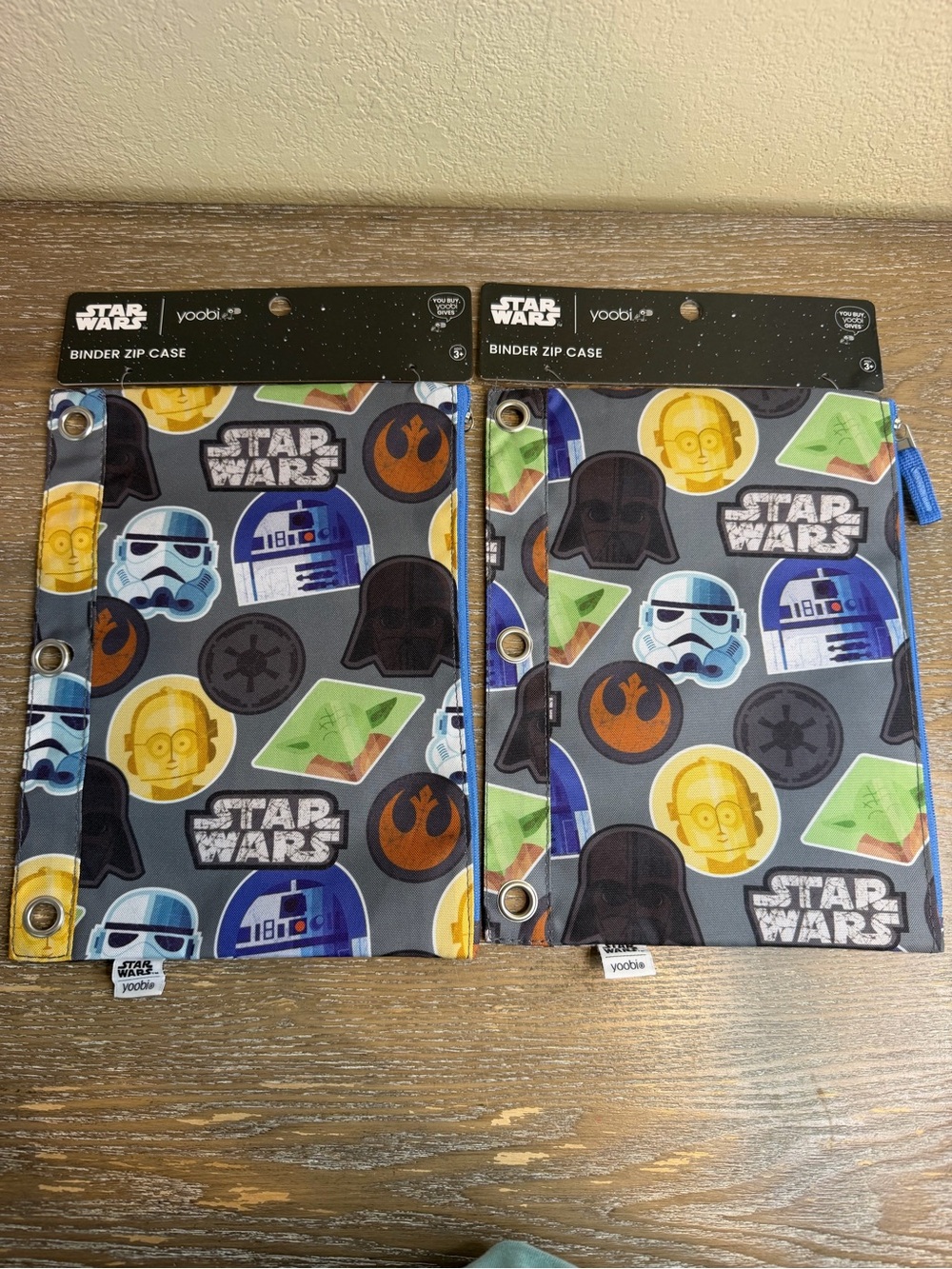 New Star Wars set of 2 Pencil Pouches